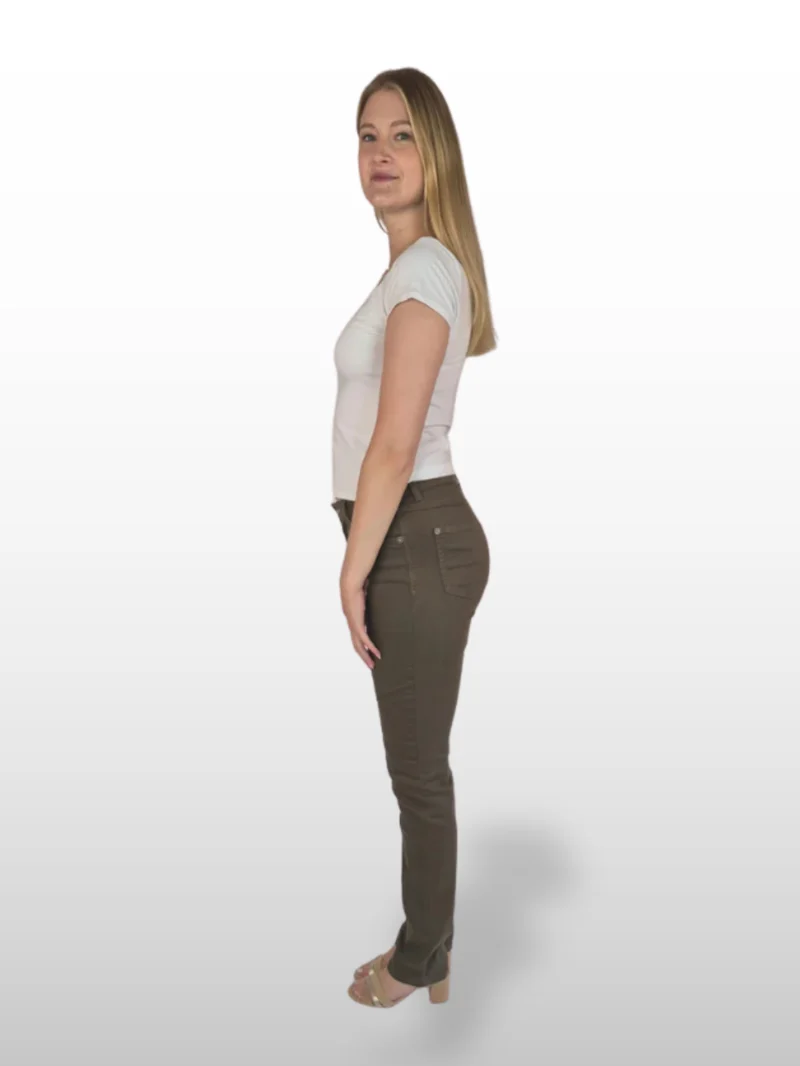 MAC - MELANIE, Straight Fit, High-Waist, Olive Night