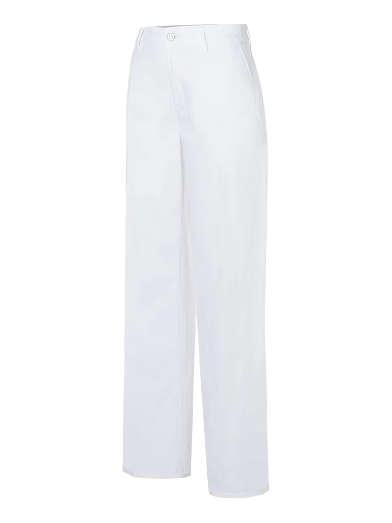 MAC - MAC JEANS - CHINO WIDE, High Waist, Super light denim, White Denim