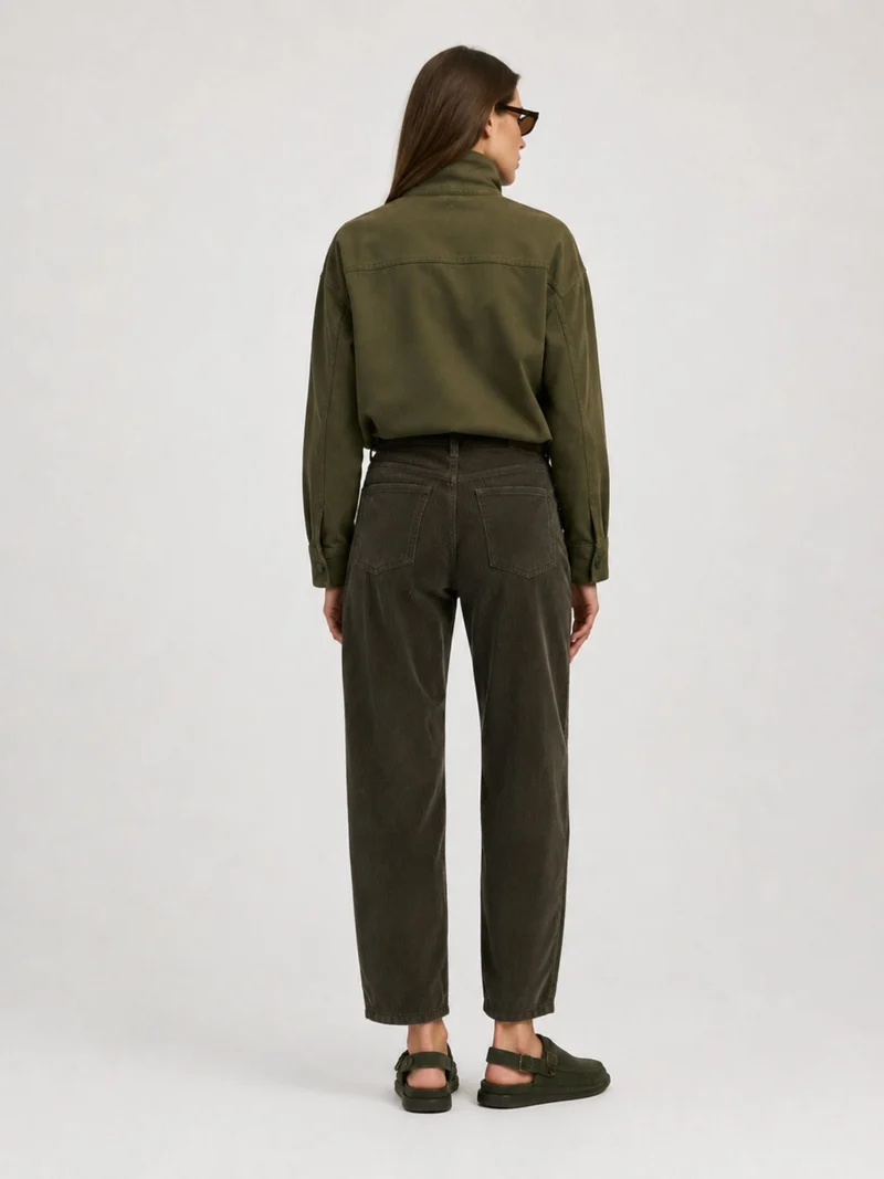 MAVI - Leila, Mid Waist, Baggy Barrel, Deep Depths Corduroy