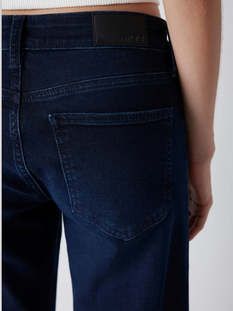 MAVI - VIVECA CHINO JEANS - CHINO WIDE, Mid Waist, Ink Denim