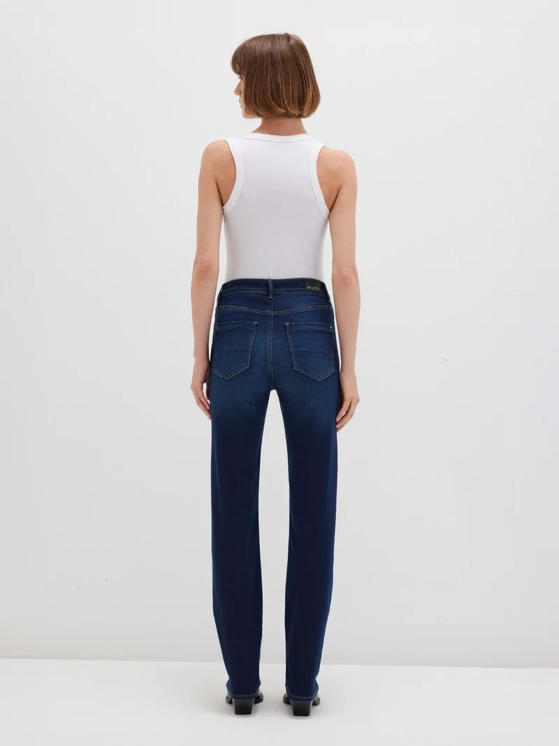 MAVI - KENDRA, Straight Fit, Mid-Waist, Deep Brushed Str*