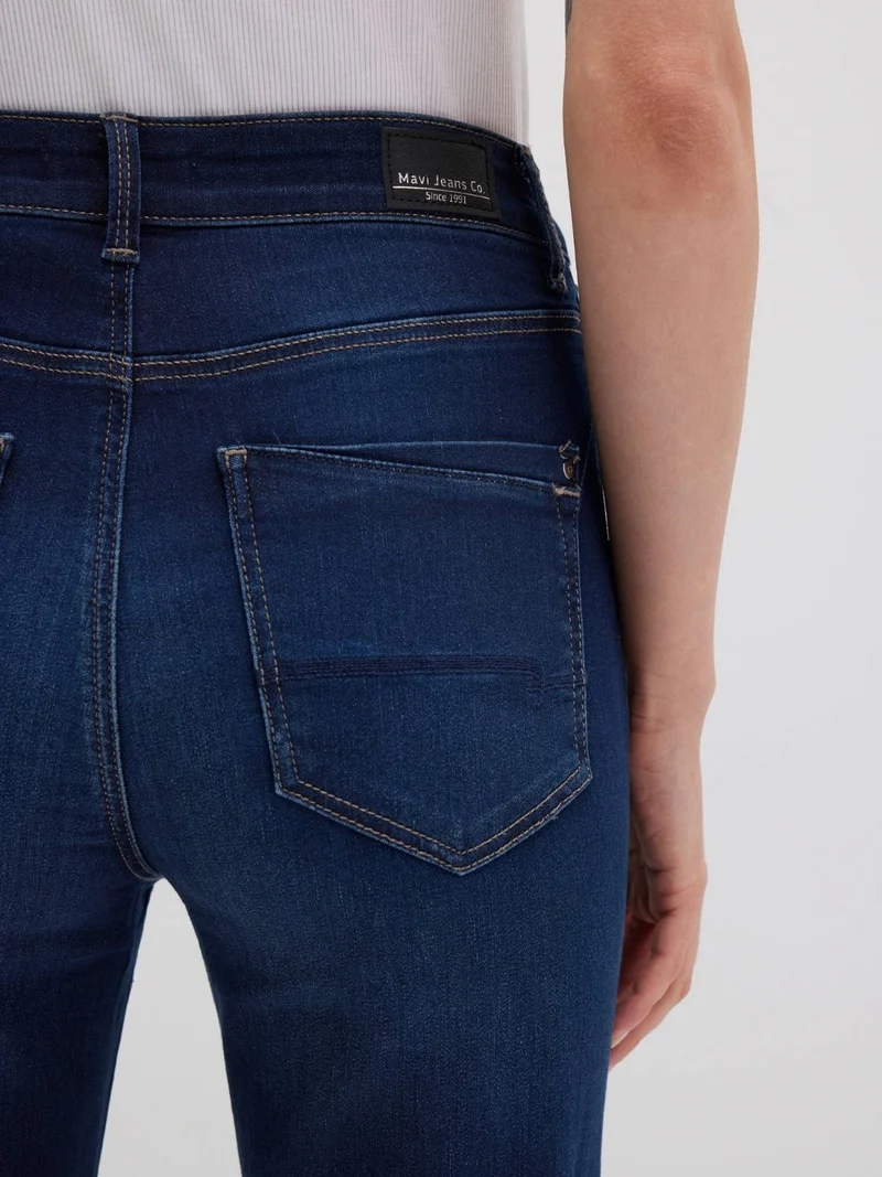 MAVI - KENDRA, Straight Fit, Mid-Waist, Deep Brushed Str*