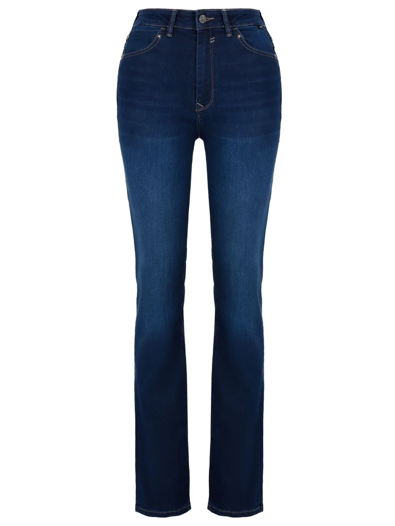 MAVI - KENDRA, Straight Fit, Mid-Waist, Deep Brushed Str*