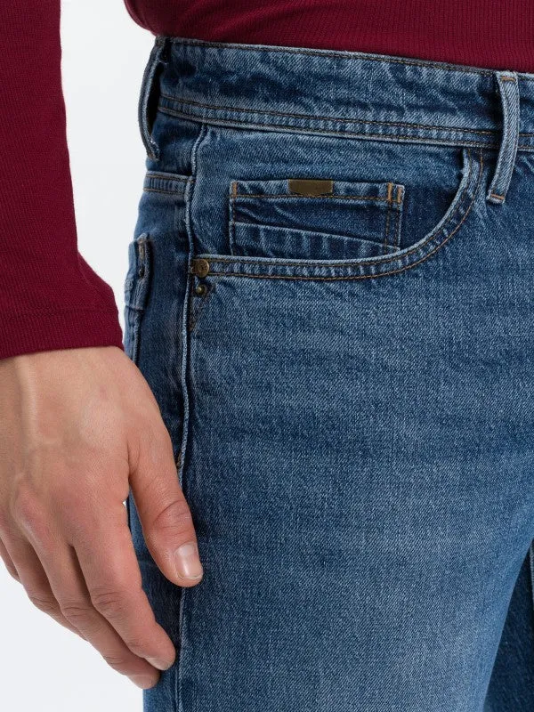 SOPO - CROSS JEANS - ANTONIO, Herren Jeans, Relaxed Fit, Mid-Waist, Mid Blue