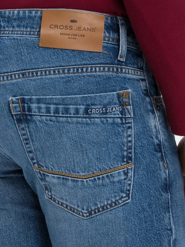 SOPO - CROSS JEANS - ANTONIO, Herren Jeans, Relaxed Fit, Mid-Waist, Mid Blue