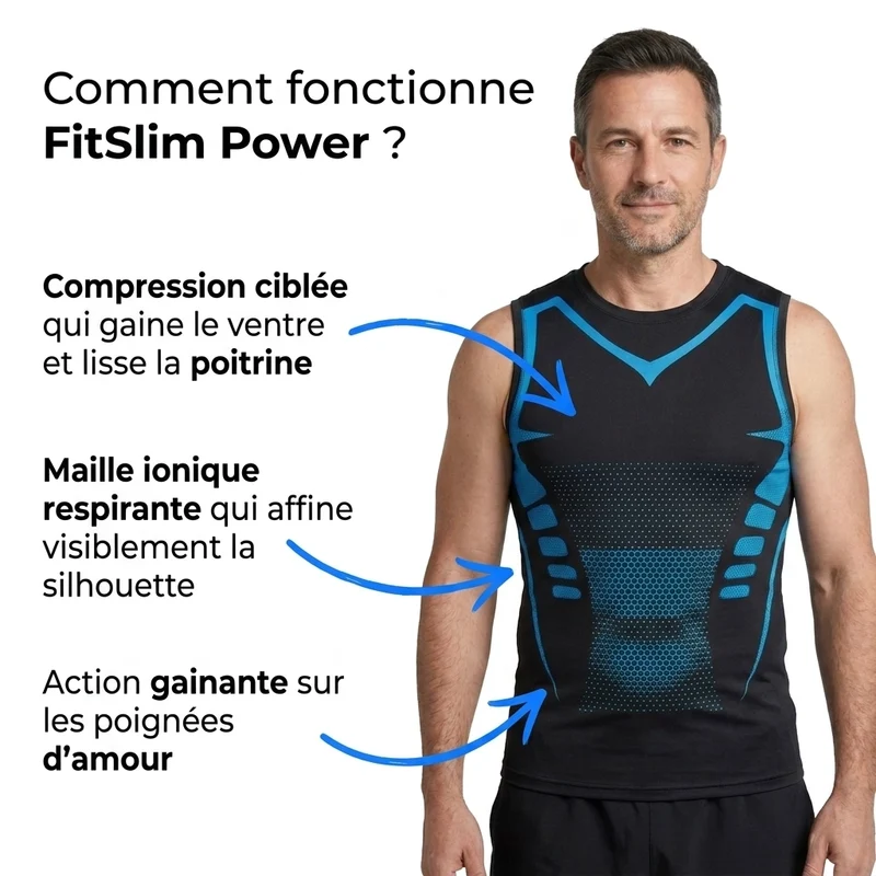 FitSlim Power — La silhouette nette, à la seconde où tu l'enfiles