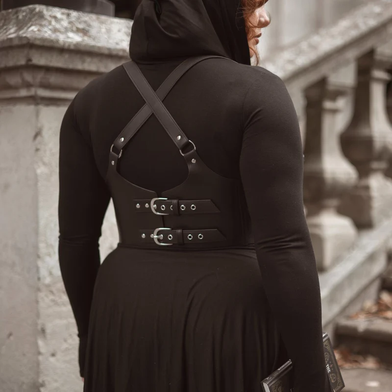Lace Underbust Harness - Black