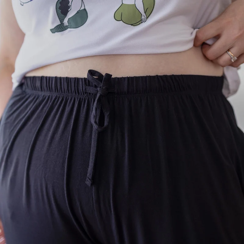 Bamboo Lounge Joggers - Black