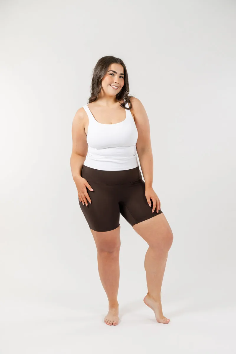 Seamless Sculpt Shorts | Dark Chocolate