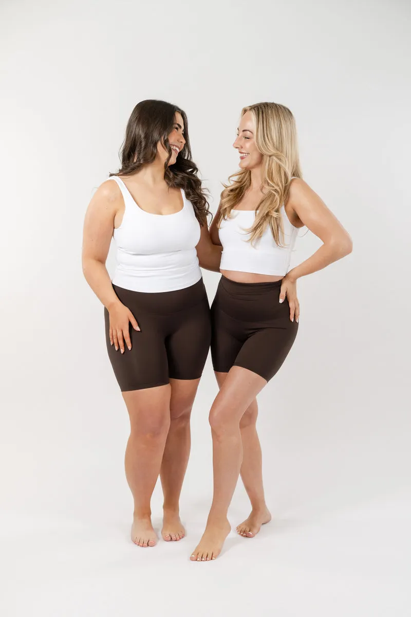 Seamless Sculpt Shorts | Dark Chocolate