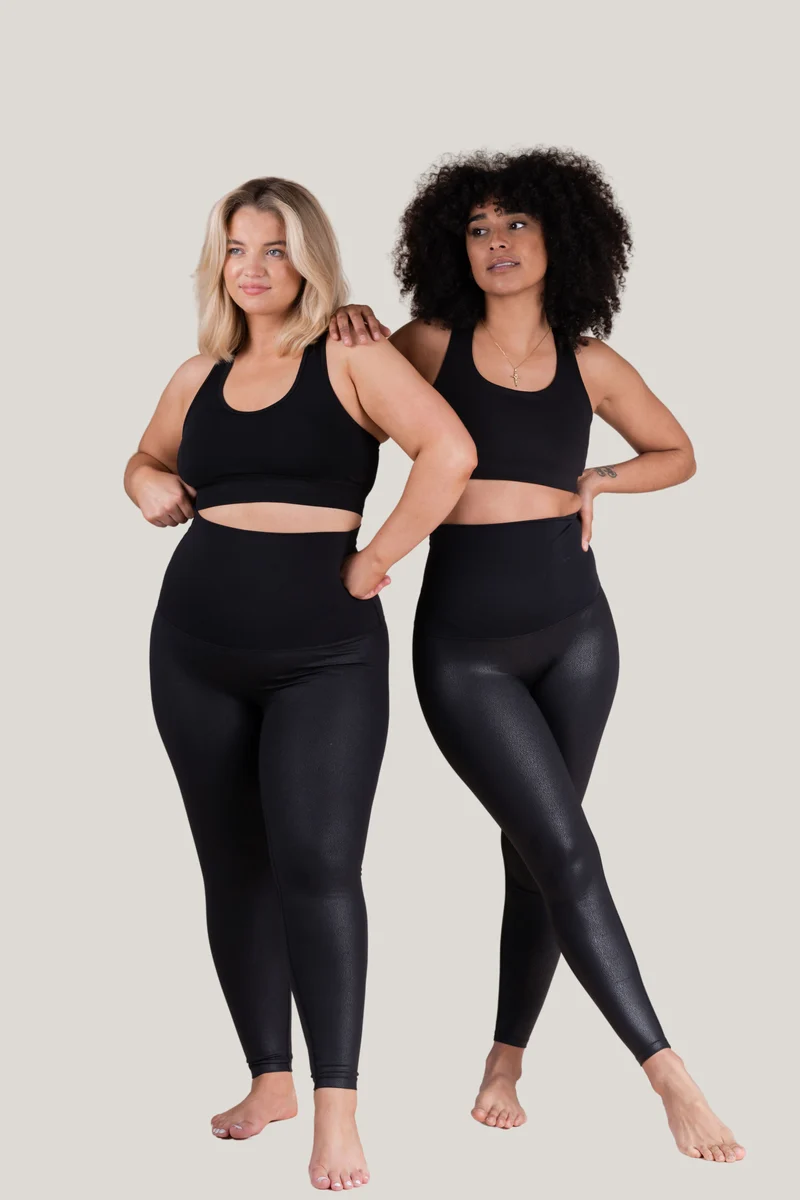 Leather Luxe Leggings | Black