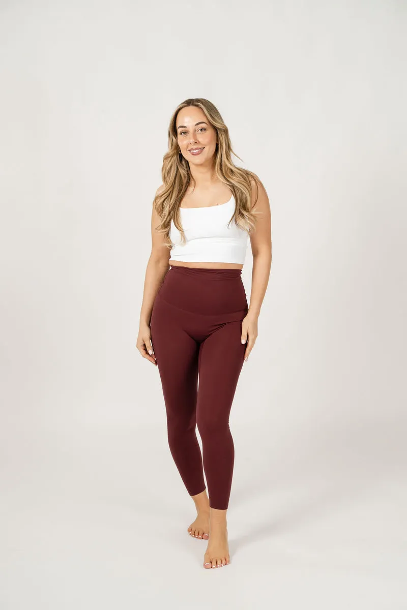 Seamless Luxe Leggings | Burgundy