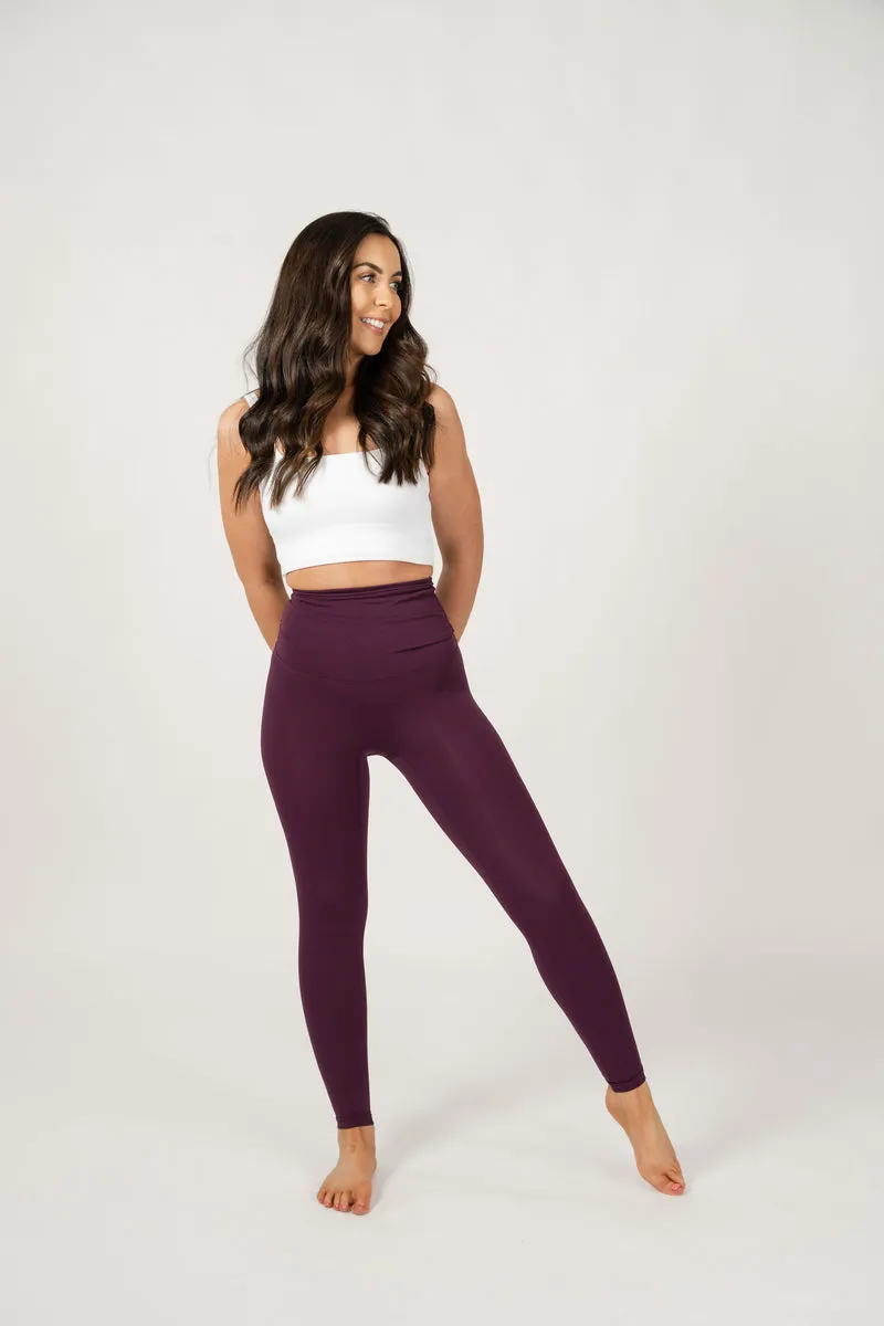 Seamless Luxe Leggings | Plum