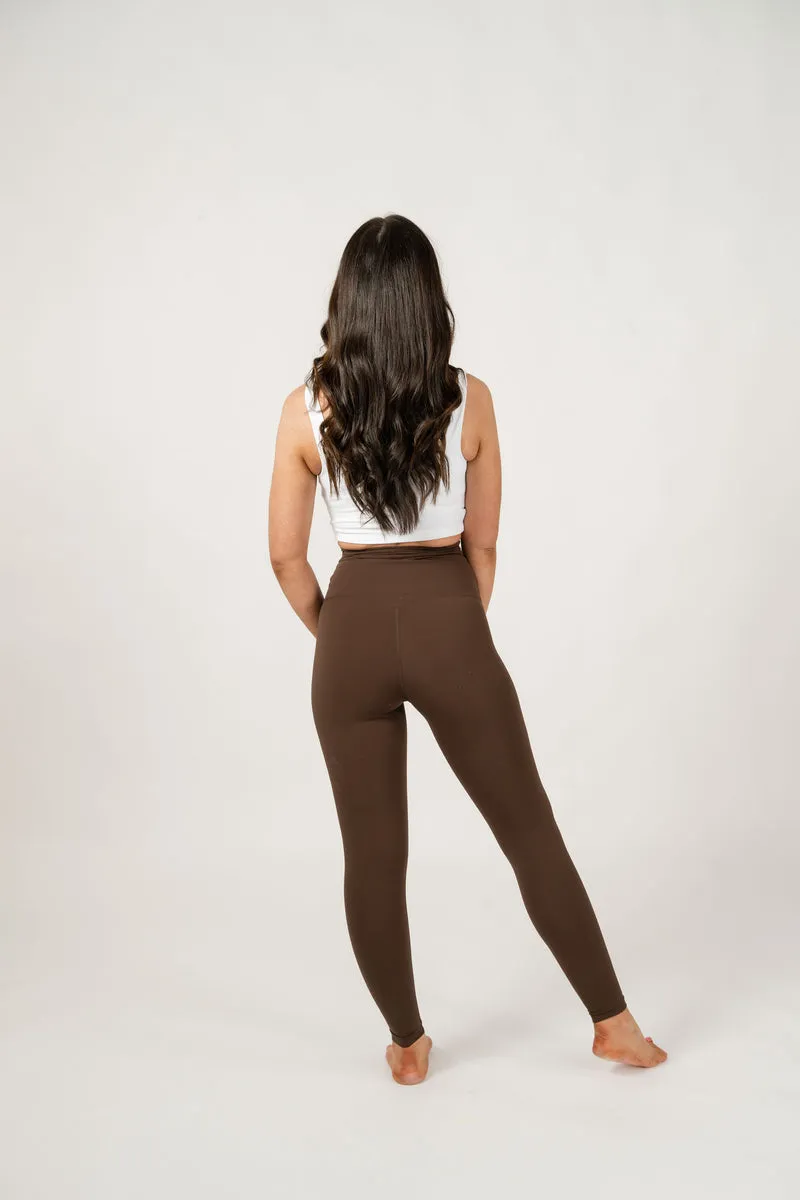 Seamless Luxe Leggings | Espresso