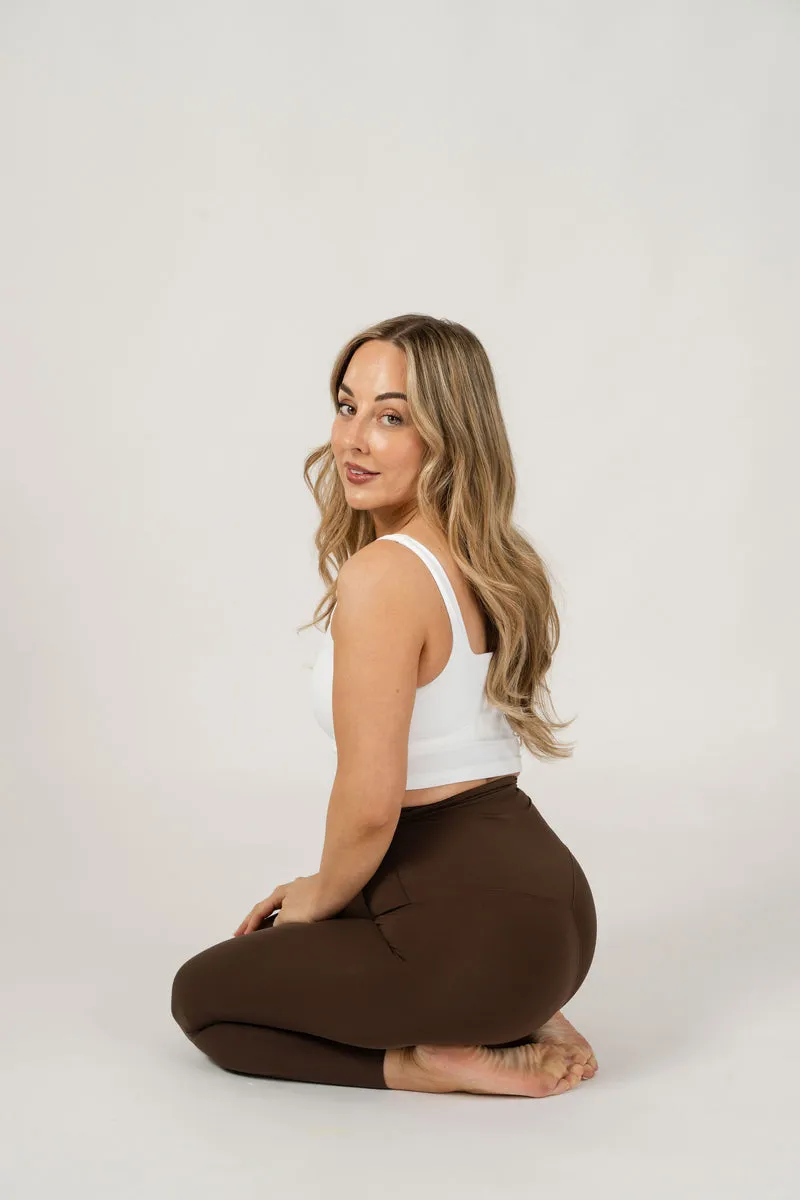 Seamless Luxe Leggings | Espresso