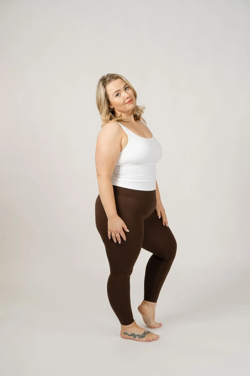 Seamless Luxe Leggings | Espresso