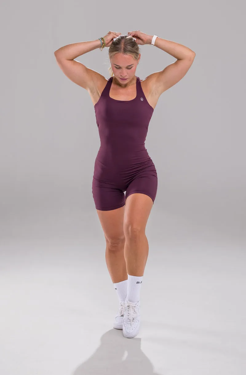 Élan Bodysuit - Cherry Lacquer
