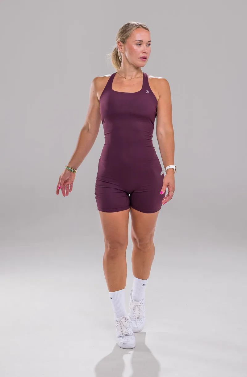 Élan Bodysuit - Cherry Lacquer