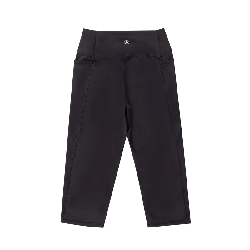 Stride Capri Tight w pockets - Black