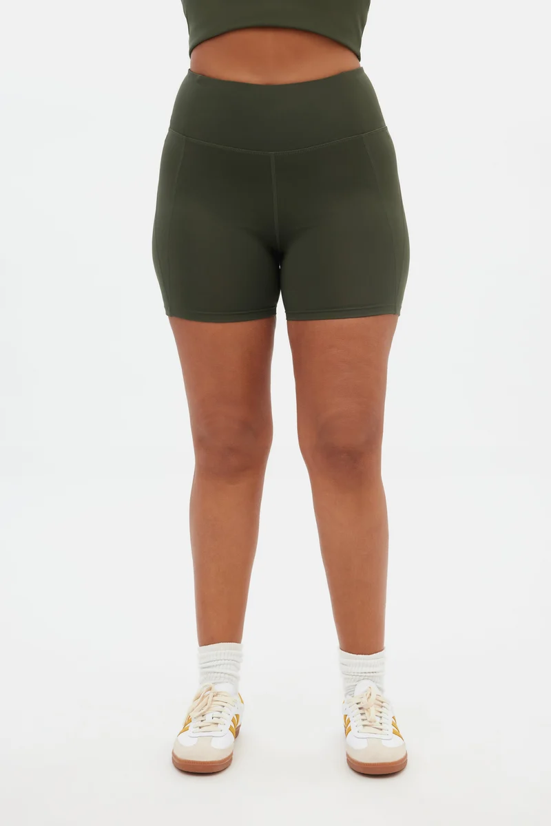Short de course taille haute