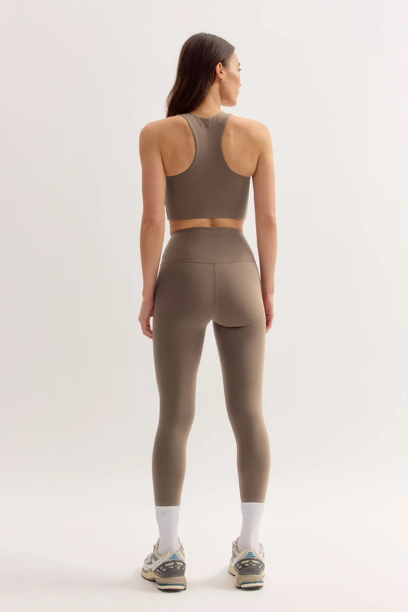 Legging taille haute de compression Stone