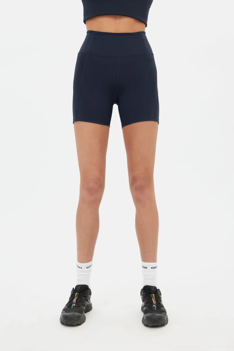 Short de course taille haute