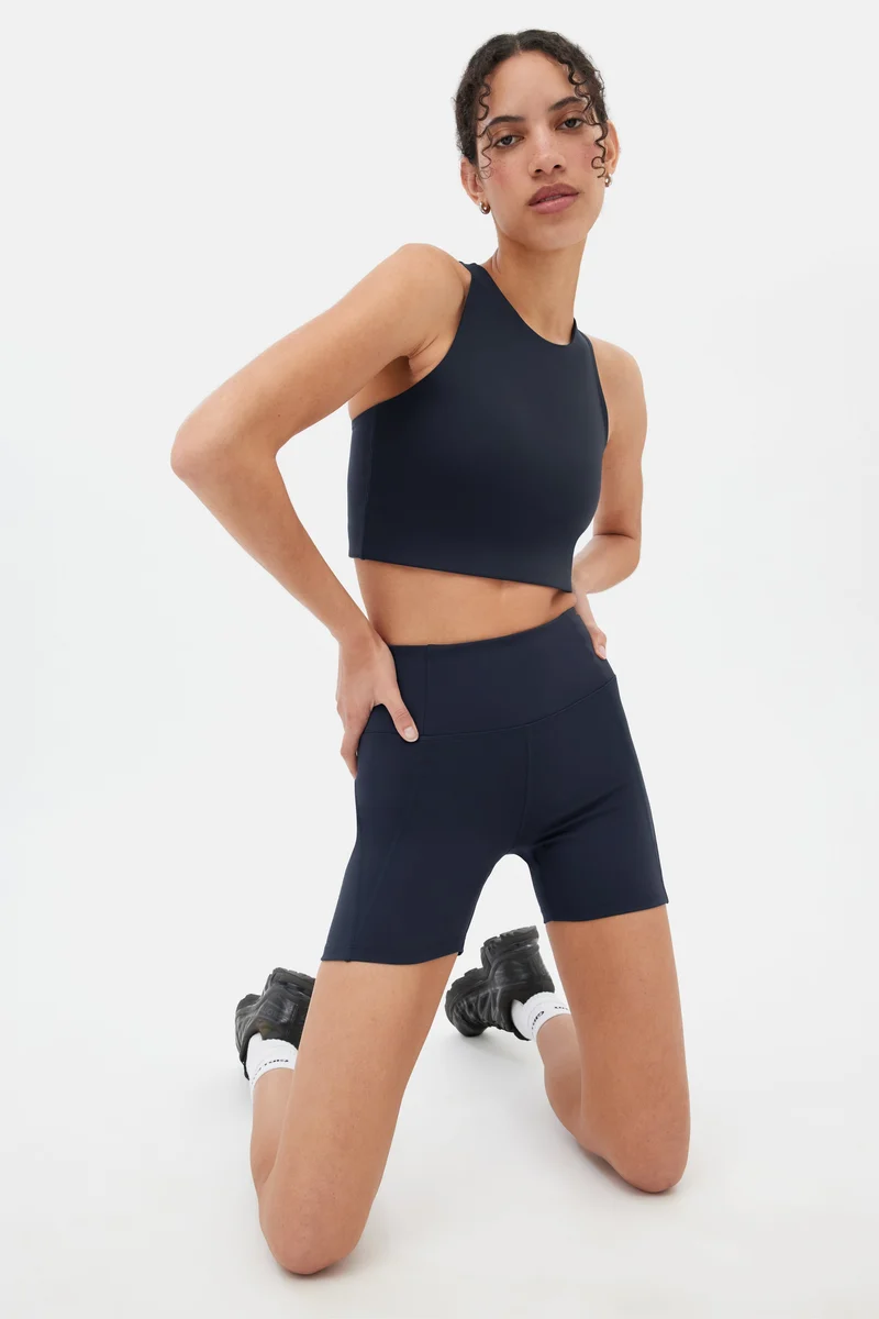 Short de course taille haute
