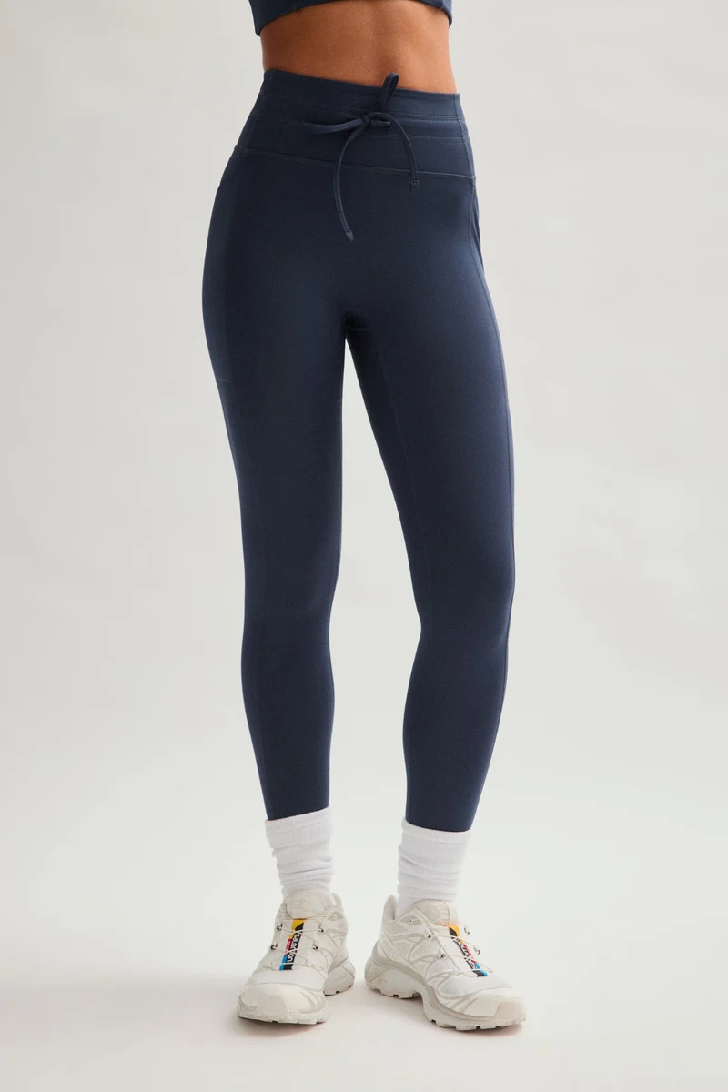 Legging Compressif à Cordon de Serrage et Poche