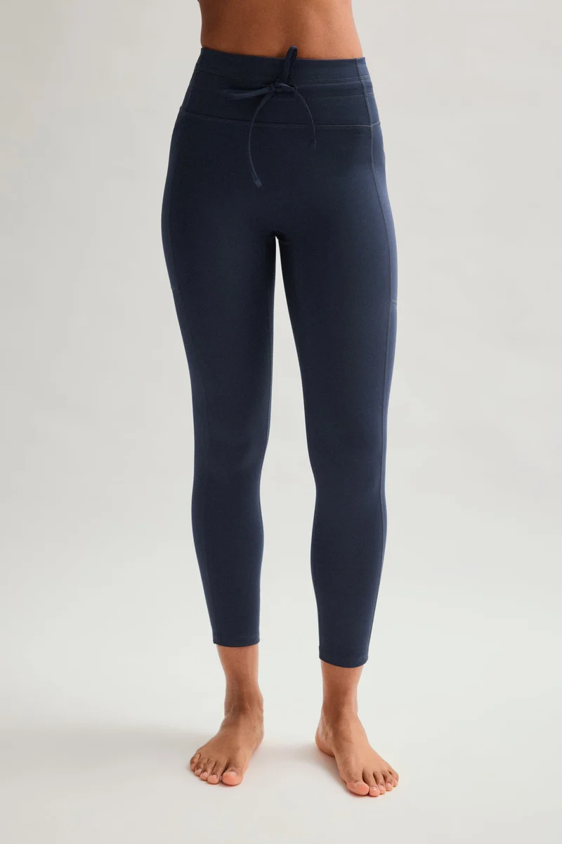 Legging Compressif à Cordon de Serrage et Poche
