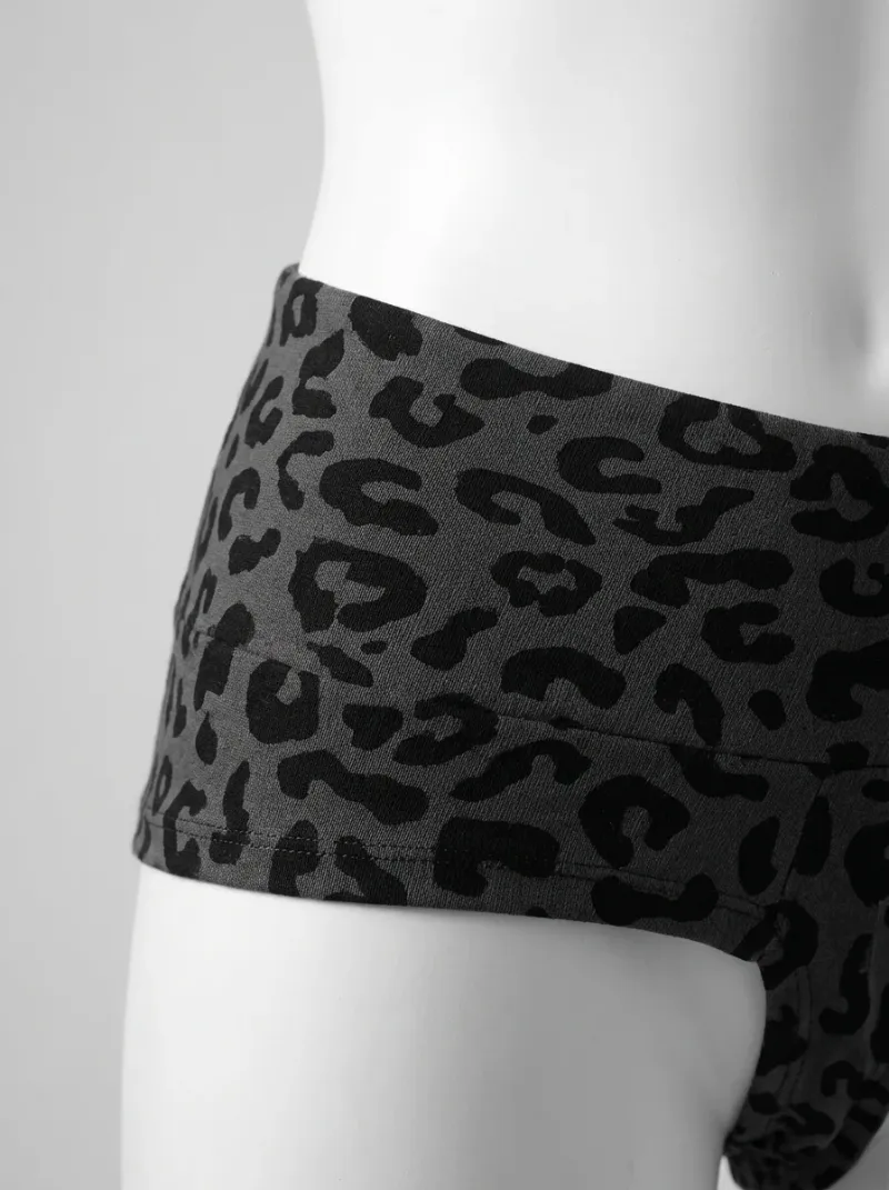 Legging leopard coton élasthanne sport opaque femme