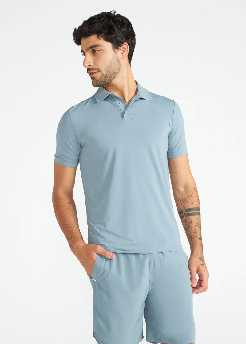 Polo Homem Slim Mesh