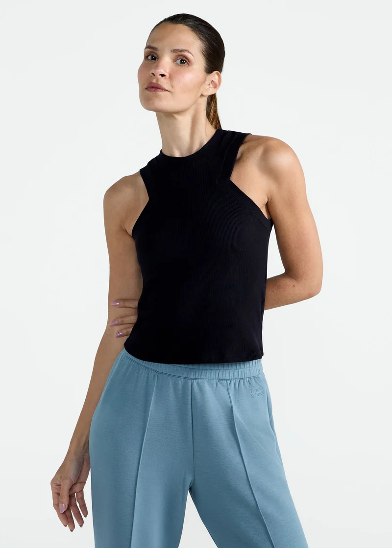 T-shirt sem manga Mulher Slim Cavada