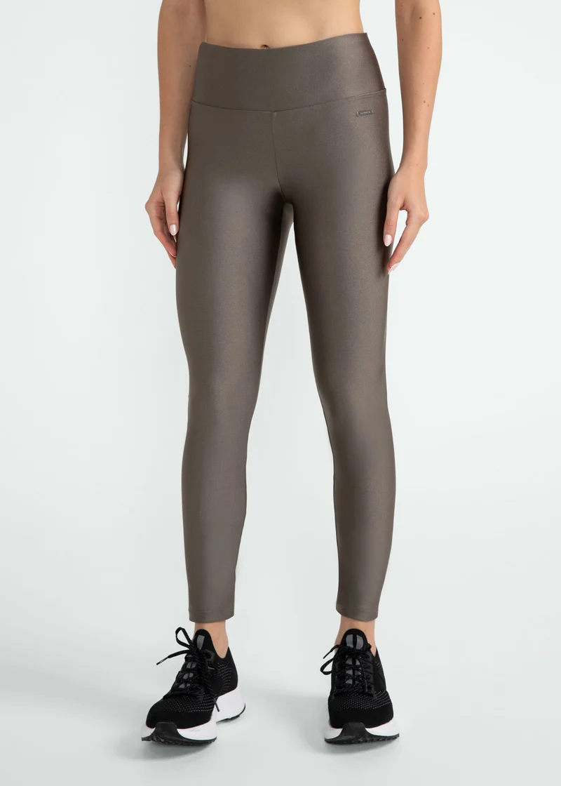 Calça Legging Mulher Básica Brilho