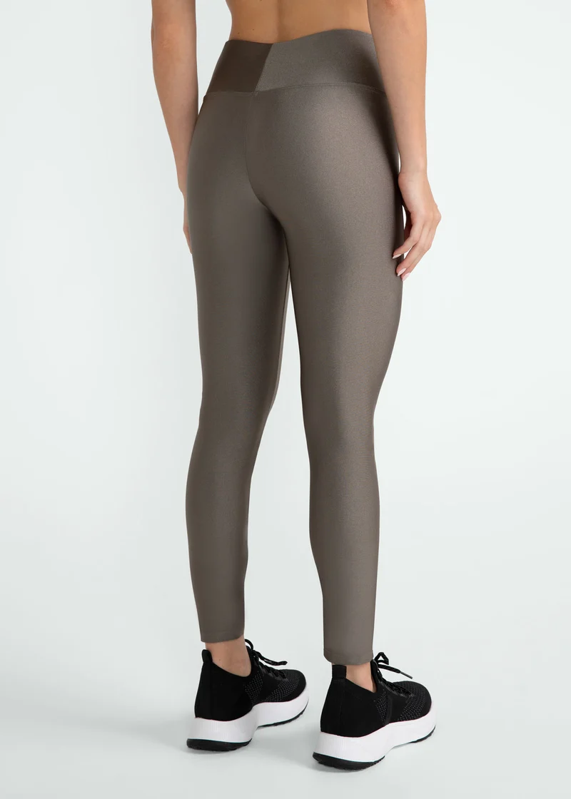 Calça Legging Mulher Básica Brilho