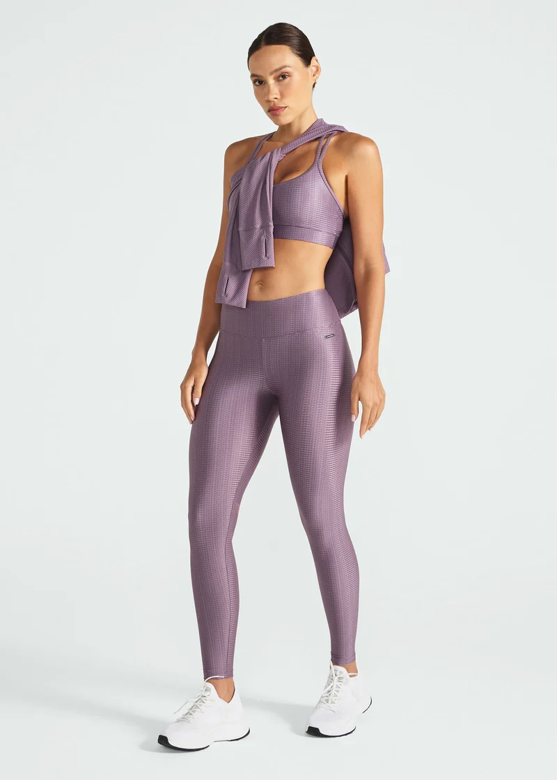 Calça Legging Mulher Textura