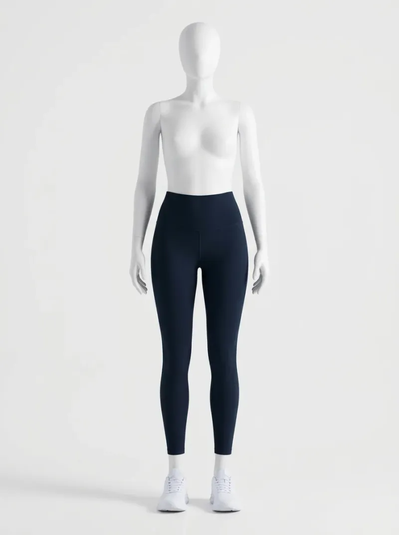 Legging taille haute amincissant nylon sport compression femme