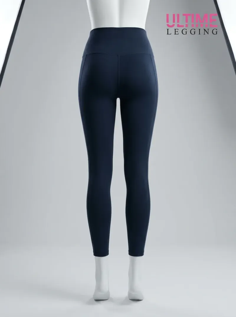 Legging taille haute amincissant nylon sport compression femme