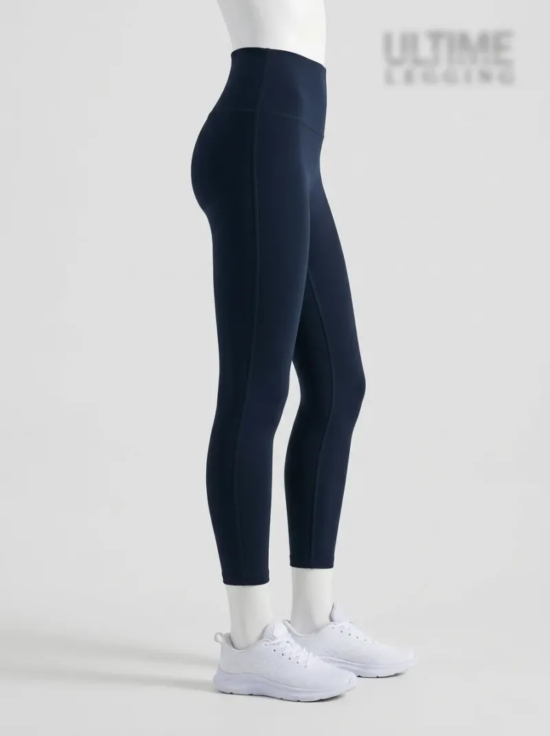Legging taille haute amincissant nylon sport compression femme