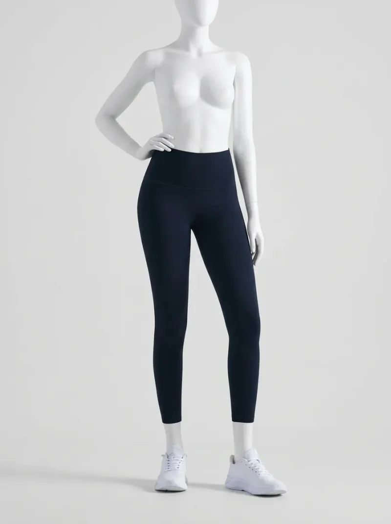 Legging taille haute amincissant nylon sport compression femme