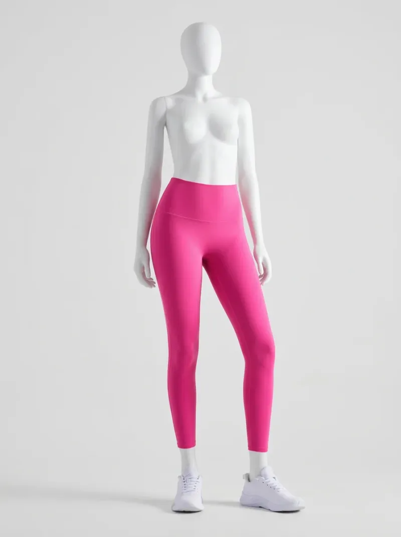 Legging taille haute amincissant nylon sport compression femme