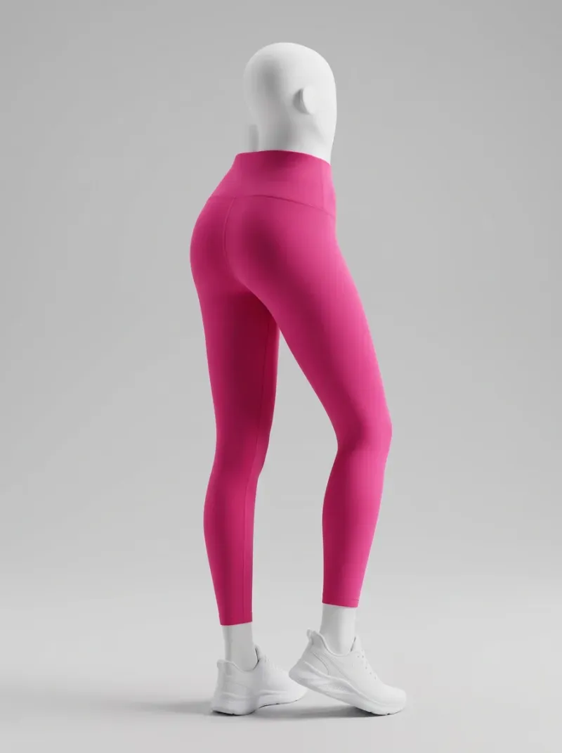 Legging taille haute amincissant nylon sport compression femme