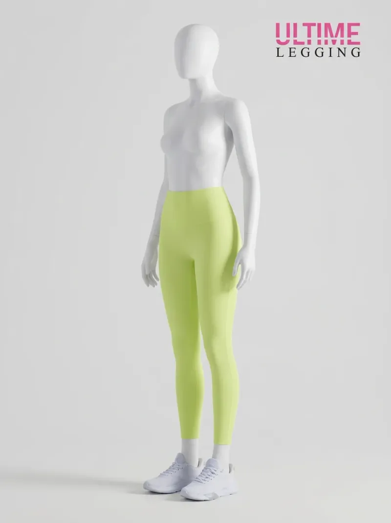 Legging taille haute amincissant nylon sport compression femme