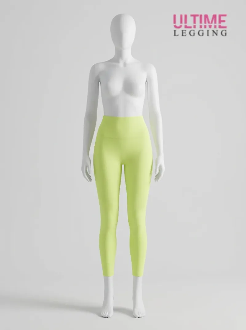 Legging taille haute amincissant nylon sport compression femme
