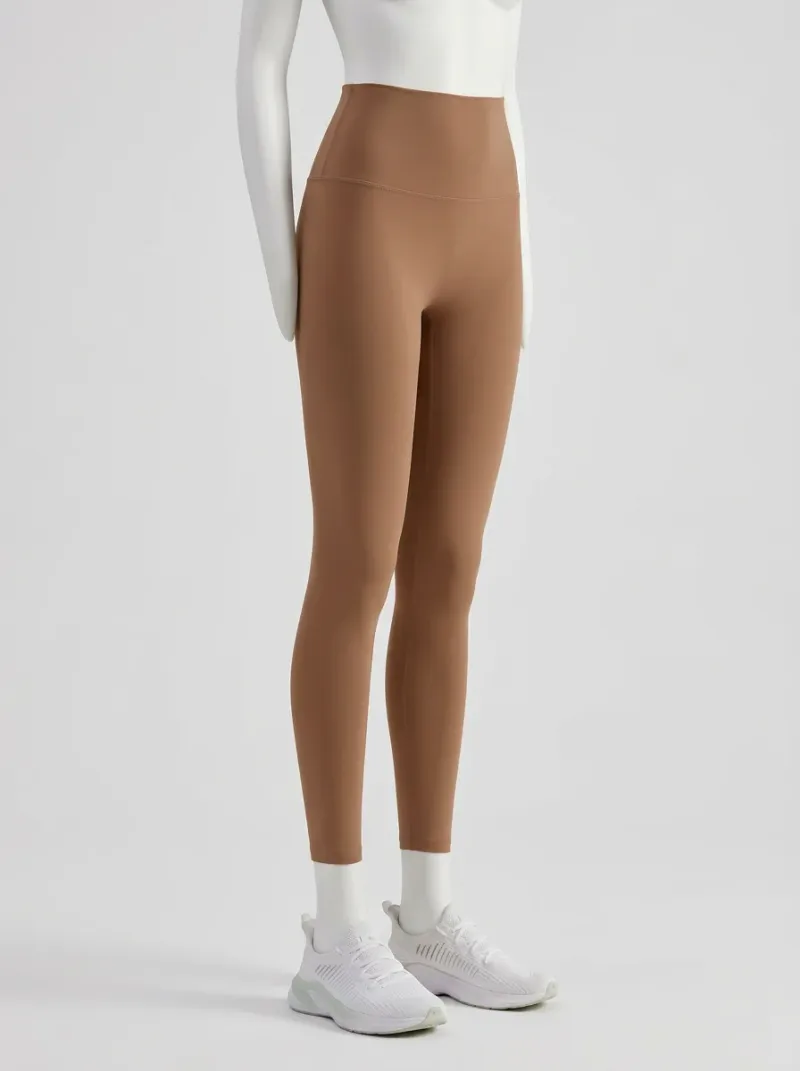 Legging taille haute amincissant nylon sport compression femme