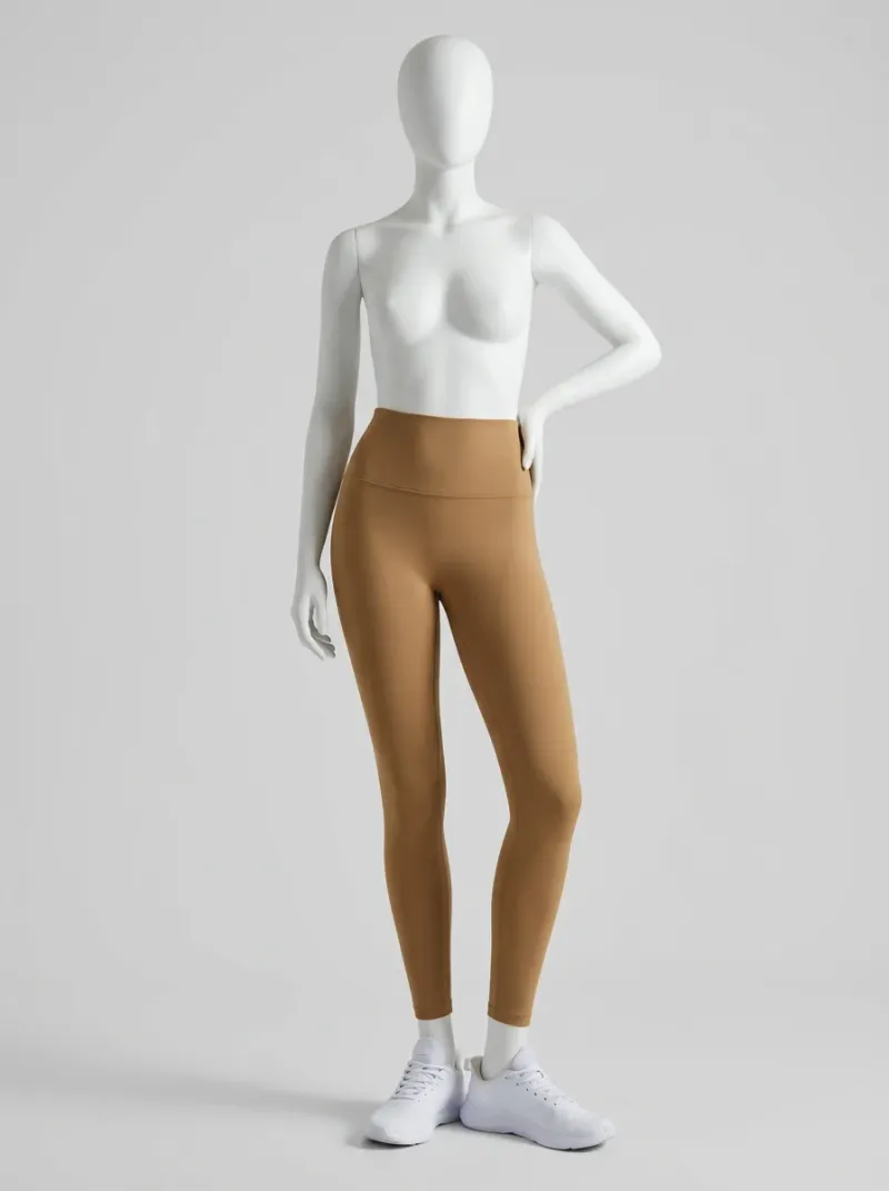 Legging taille haute amincissant nylon sport compression femme
