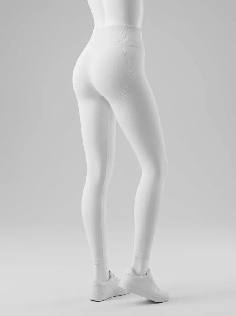 Legging taille haute nylon anti-cellulite gainant sport