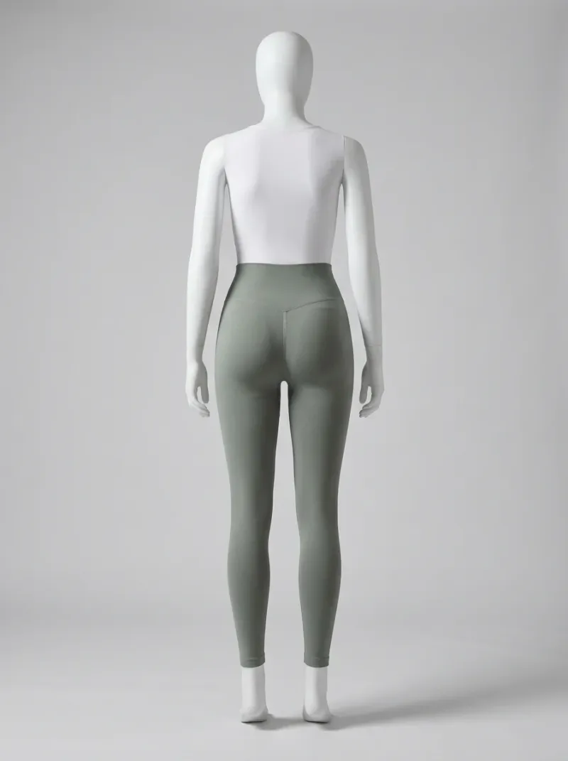 Legging taille haute nylon anti-cellulite gainant sport
