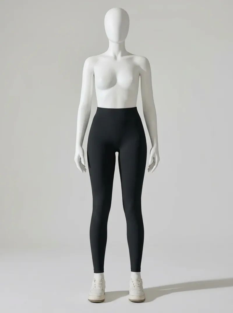 Legging taille haute nylon anti-cellulite gainant sport