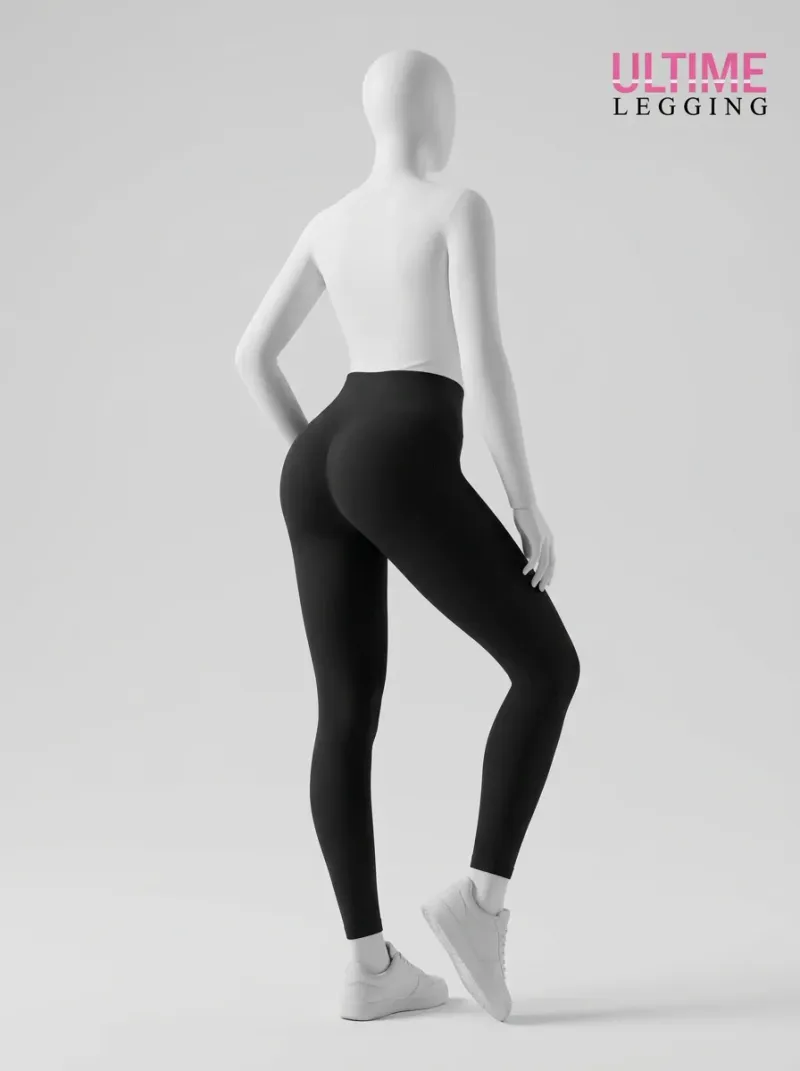 Legging taille haute nylon anti-cellulite gainant sport