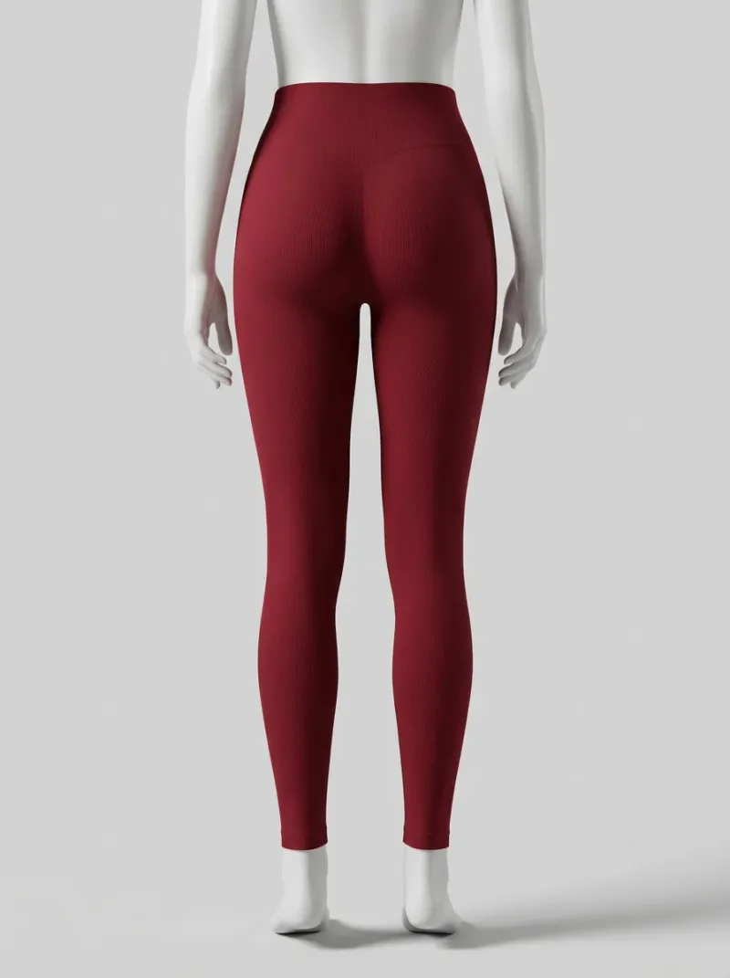Legging taille haute nylon anti-cellulite gainant sport